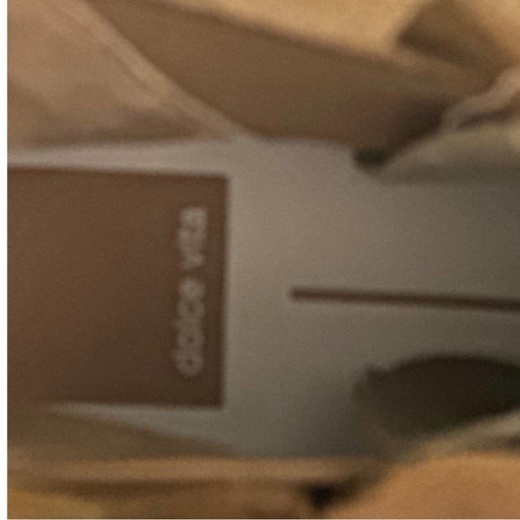 Dolce Vita Ankle Boots Chunky Heels Platform Booties Size 9 Brown - Picture 8 of 11